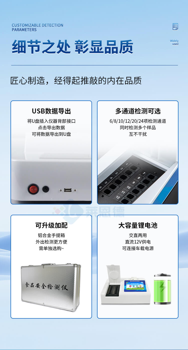 多參數(shù)食品檢測(cè)儀